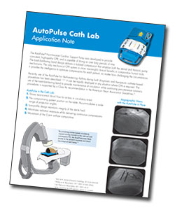 AutoPulse Cath Lab Application Note cover